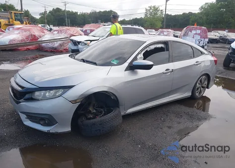 2017 Honda Civic Ex-L из США, поврежденный, VIN 19XFC1F78HE202311